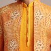 14328-yellow-silk-thread-resham-work-jodhpuri-kurta-set-2.jpg Yellow Silk Thread Resham Work Jodhpuri Kurta Set