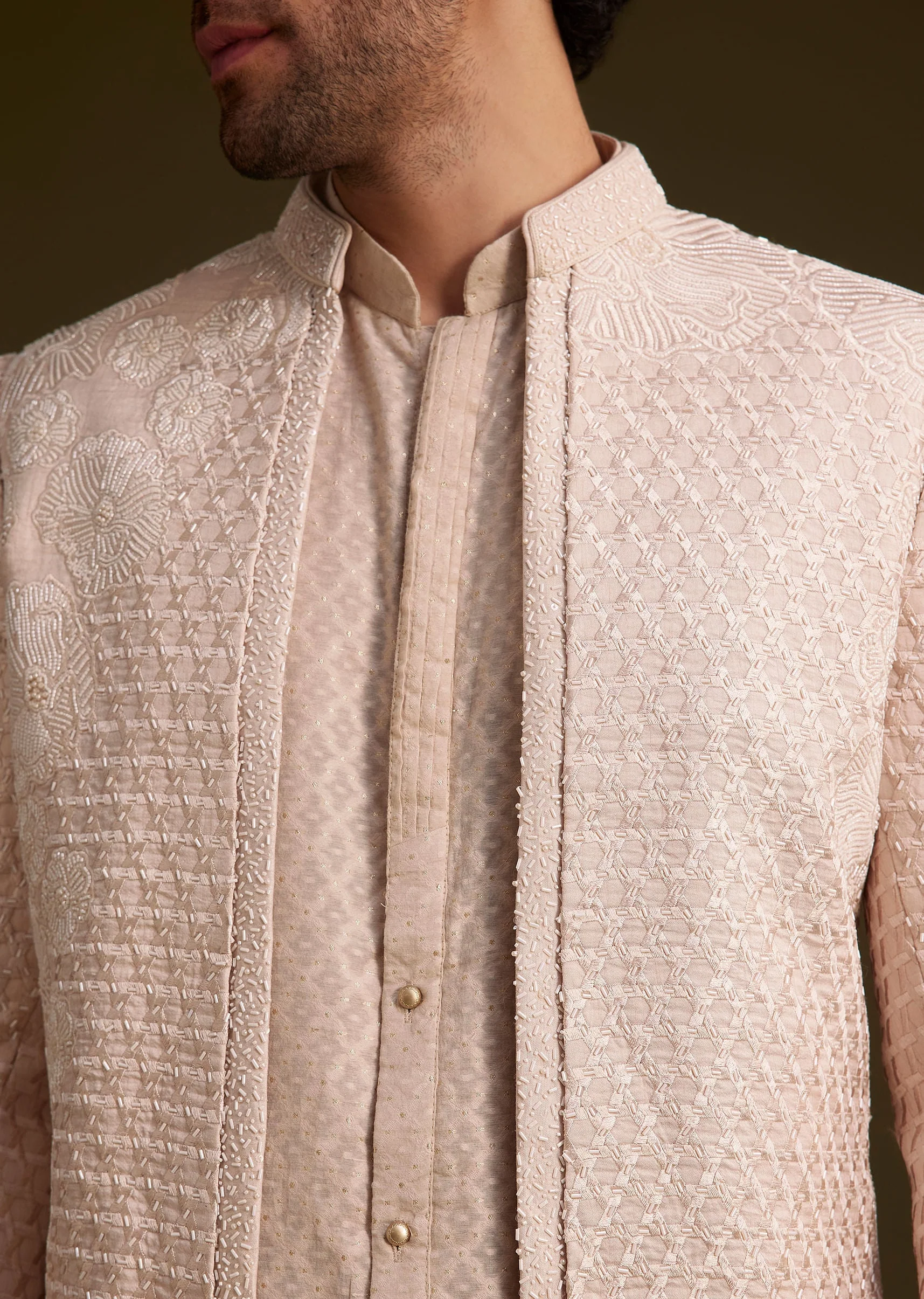 14346-beige-embroidered-indo-western-set-2.webp Beige Embroidered Indo Western Set