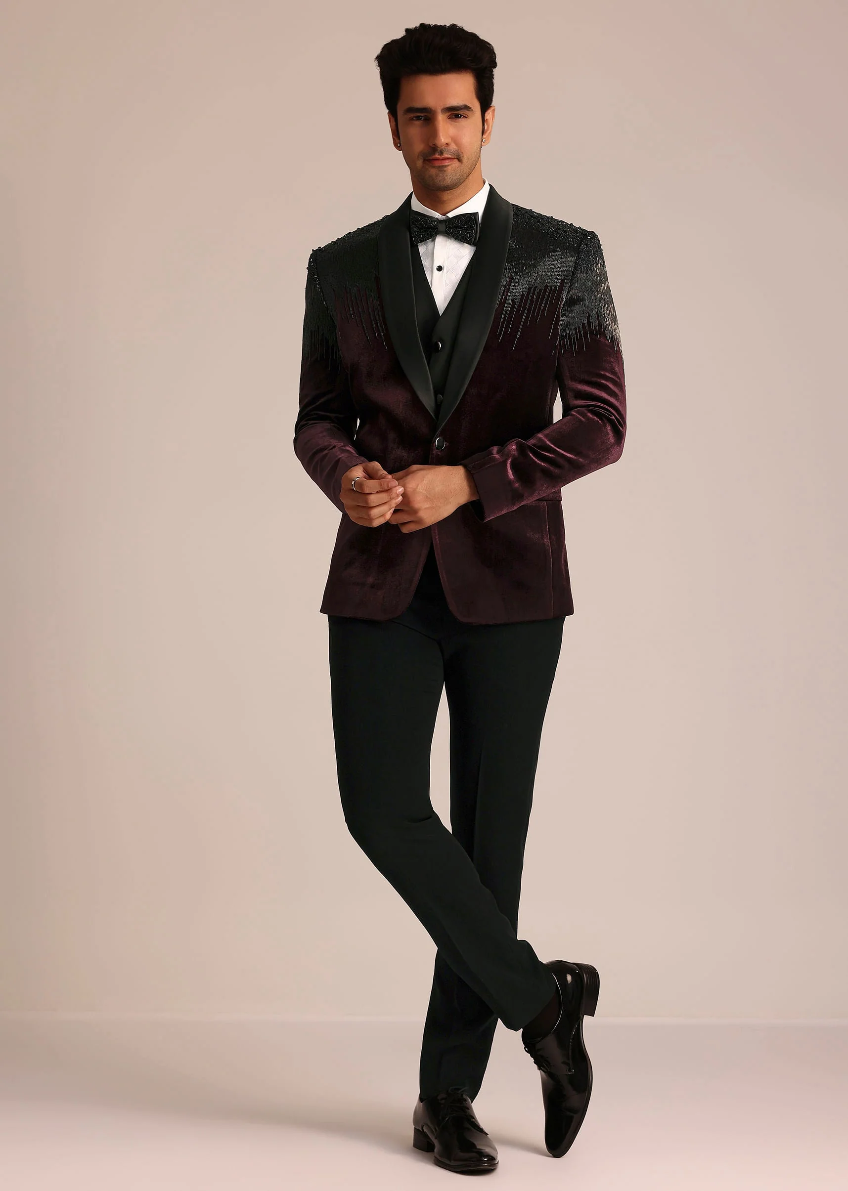 14383-36-36-variation-1.webp Wine Velvet Suit Set With Zardosi Detailing