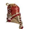 Red Brocade Potli Bag