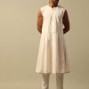 Opulent White Raw Silk Sherwani