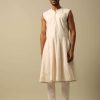 Timeless Peach Raw Silk Sherwani