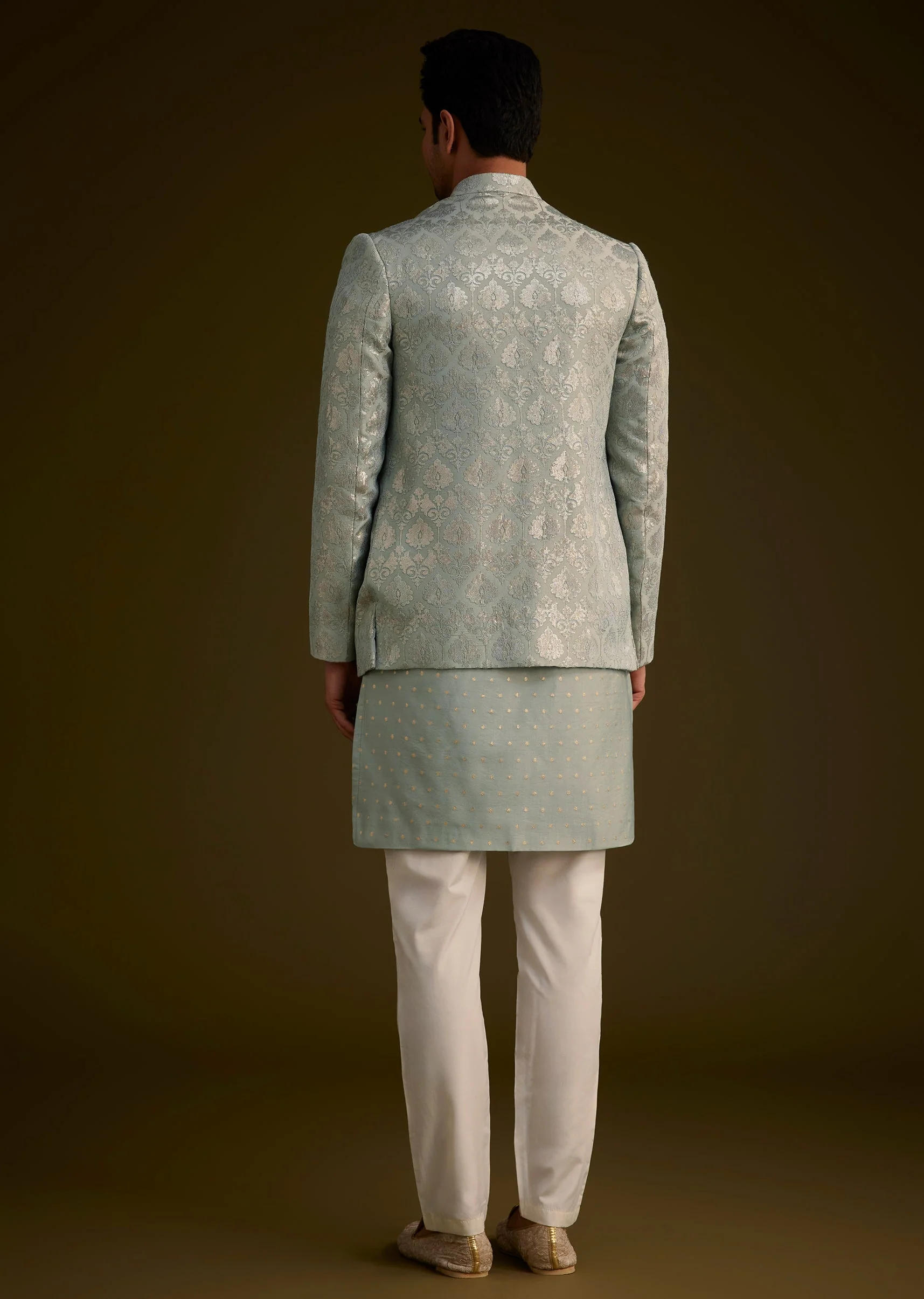14581-grey-silk-jodhpuri-suit-featuring-foil-print-10.webp Grey Silk Jodhpuri Suit Featuring Foil Print