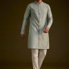 14581-grey-silk-jodhpuri-suit-featuring-foil-print-11.webp Grey Silk Jodhpuri Suit Featuring Foil Print