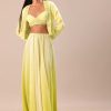 14604-yellow-ombre-organza-blouse-and-palazzo-with-jacket-3.jpg Yellow Ombre Organza Blouse And Palazzo With Jacket