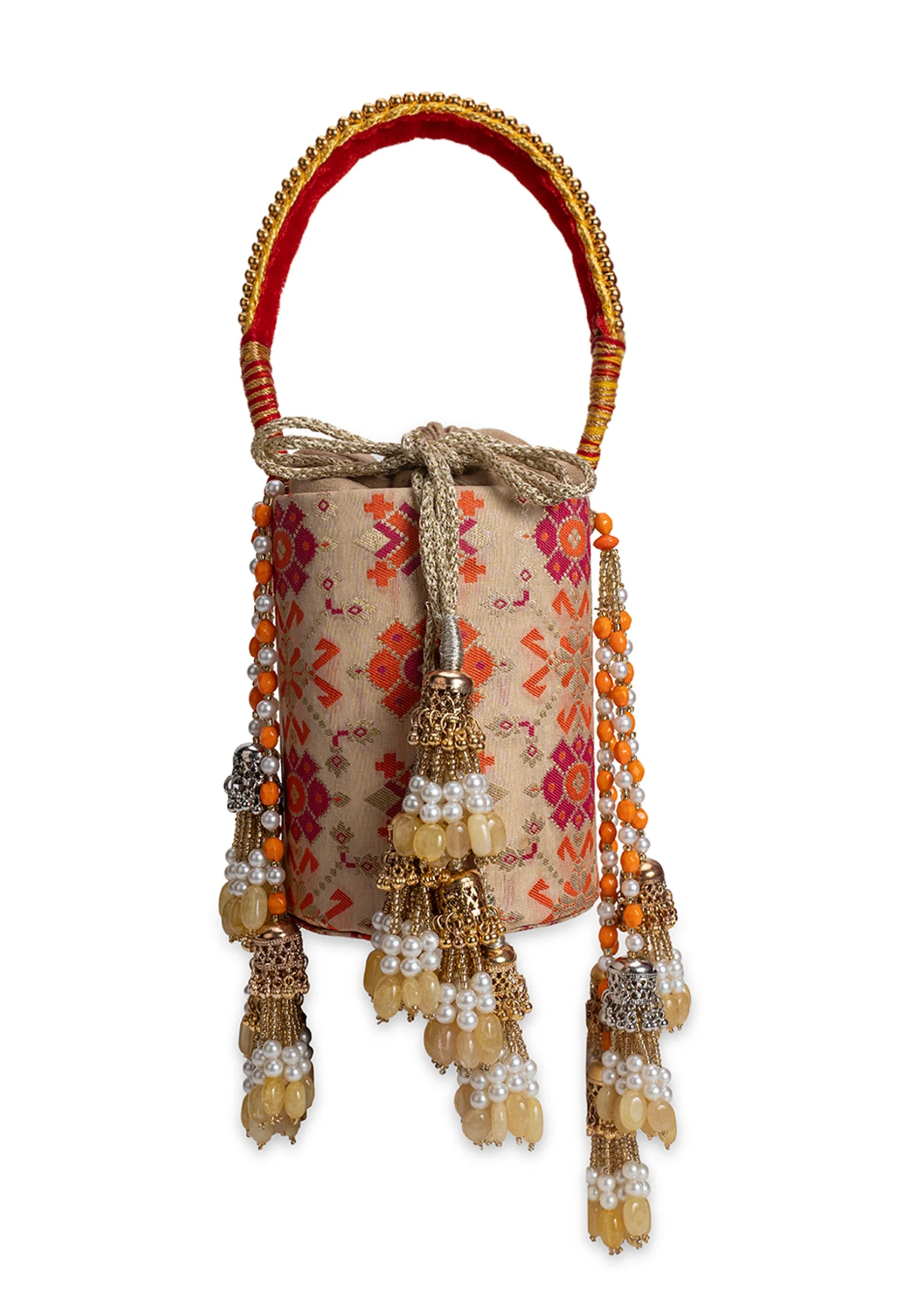 Multi Cotton Potli Bag