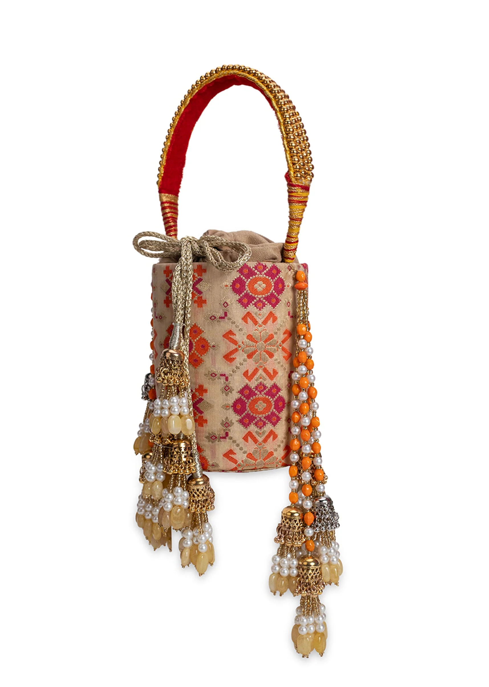 Multi Cotton Potli Bag