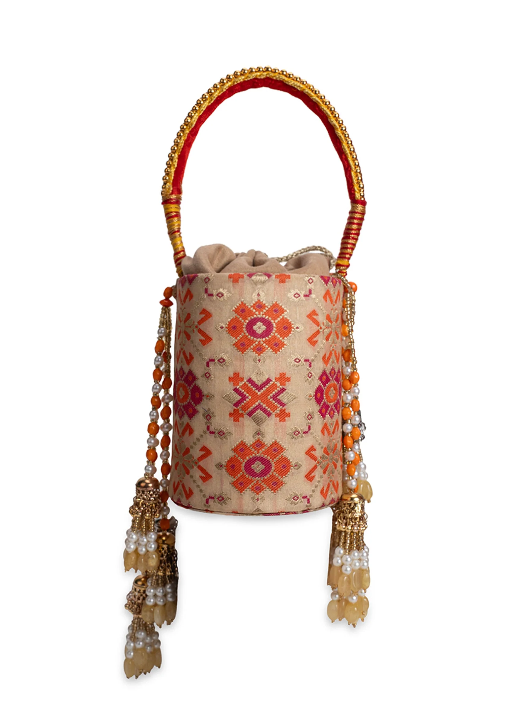 Multi Cotton Potli Bag