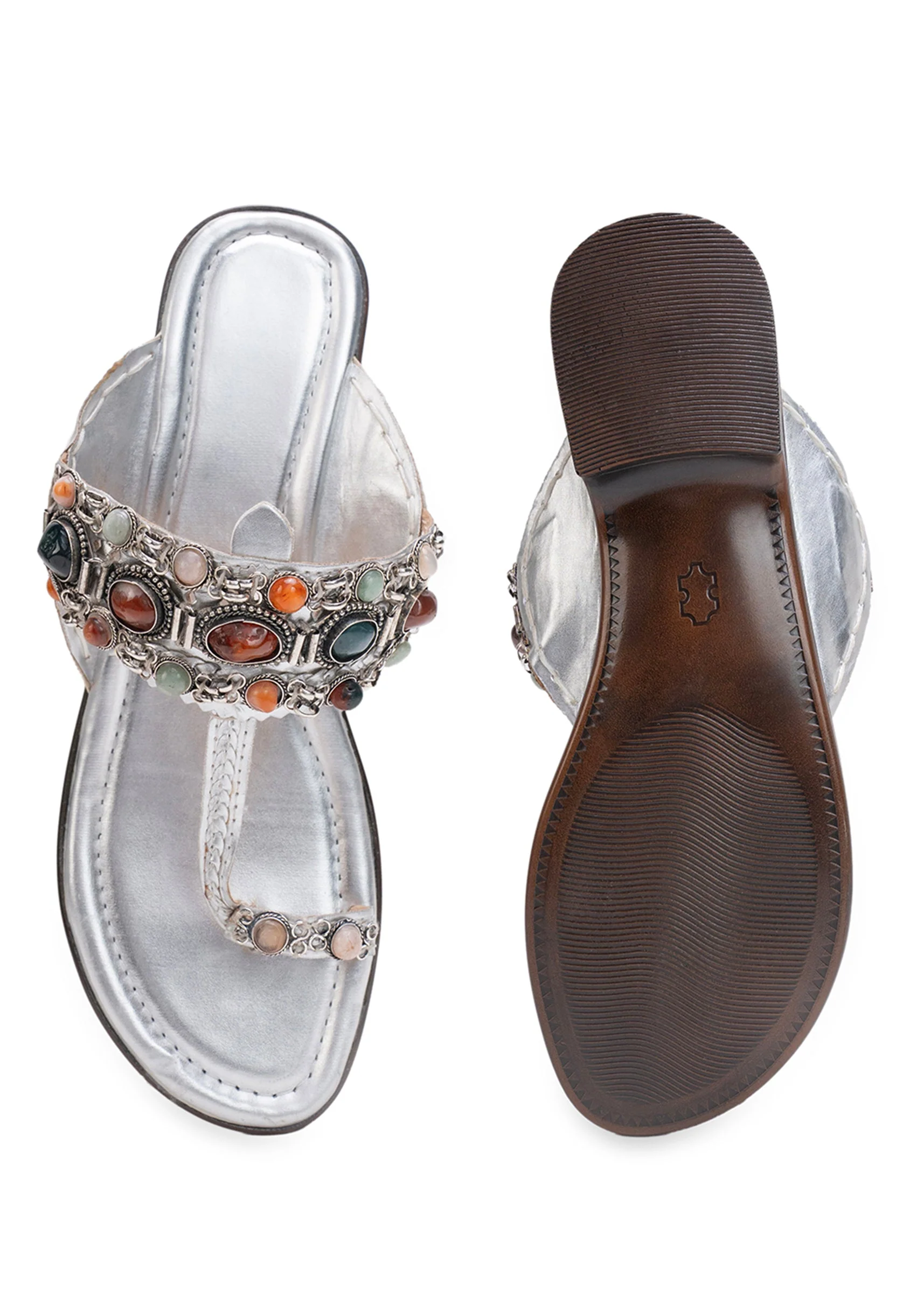 Silver Stone Kolhapuri