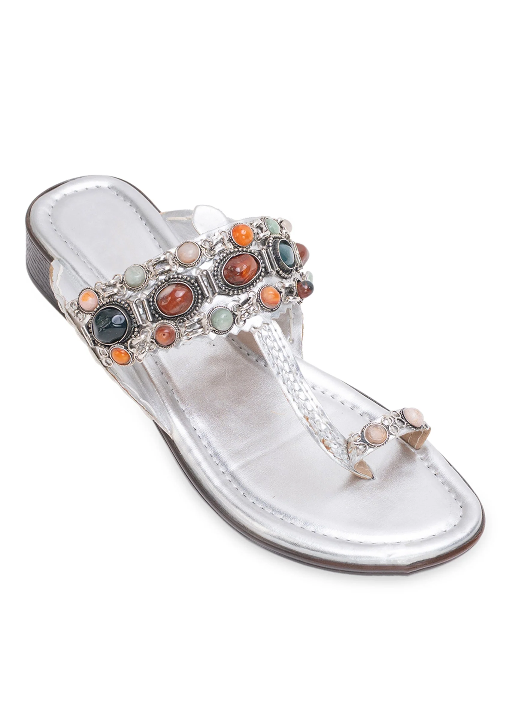 Silver Stone Kolhapuri