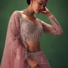 Blush Pink Hand Embroidered Lehenga Set