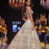 Disha Patani In Peach Lehenga Set with Pearl Butti Embroidery And 3D Flowers