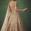 Off White Hand Embroidered Lehenga Set