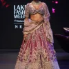 Maroon Brocade Lehenga Dupatta With Cross Body Blouse
