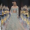 White Crystal Embellished Lehenga Set