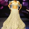 Silver Embroidered Lehenga With Blouse And Jacket