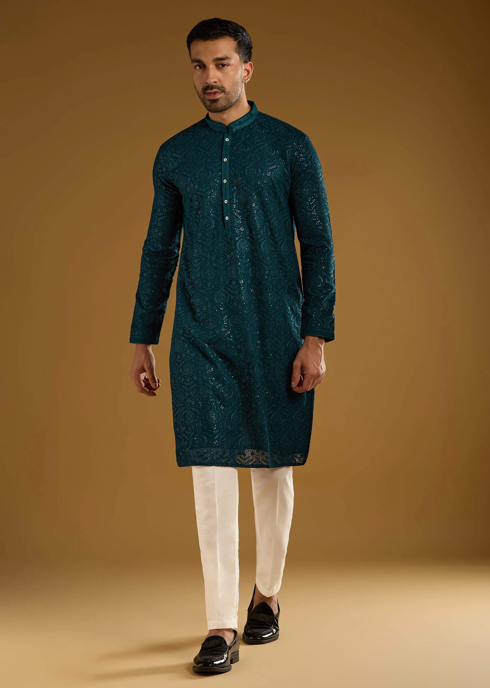16432-blue-silk-kurta-set-for-men-with-heavy-hand-embroidery-1.webp Blue Silk Kurta Set For Men With Heavy Hand Embroidery