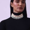 1654-three-layered-choker-in-mother-of-pearls-2.jpg Three Layered Choker In Mother Of Pearls