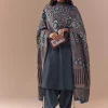 Indigo Kurta Set with Ajrakh Dupatta