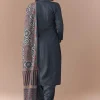 Indigo Kurta Set with Ajrakh Dupatta