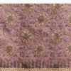 Onion Pink Linen Printed Saree With Traditional Ajrakh Print