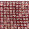 Maroon Linen Printed Saree With Traditional Ajrakh Print