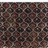 Black Linen Saree With Authentic Ajrakh Print And Maroon Border