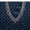 16908-blue-indigo-mirror-and-ajrakh-print-embroidered-saree-10.jpg Blue Indigo Mirror And Ajrakh Print Embroidered Saree