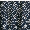 16908-blue-indigo-mirror-and-ajrakh-print-embroidered-saree-9.jpg Blue Indigo Mirror And Ajrakh Print Embroidered Saree