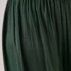 Green Printed Chanderi Handwork Anarkali