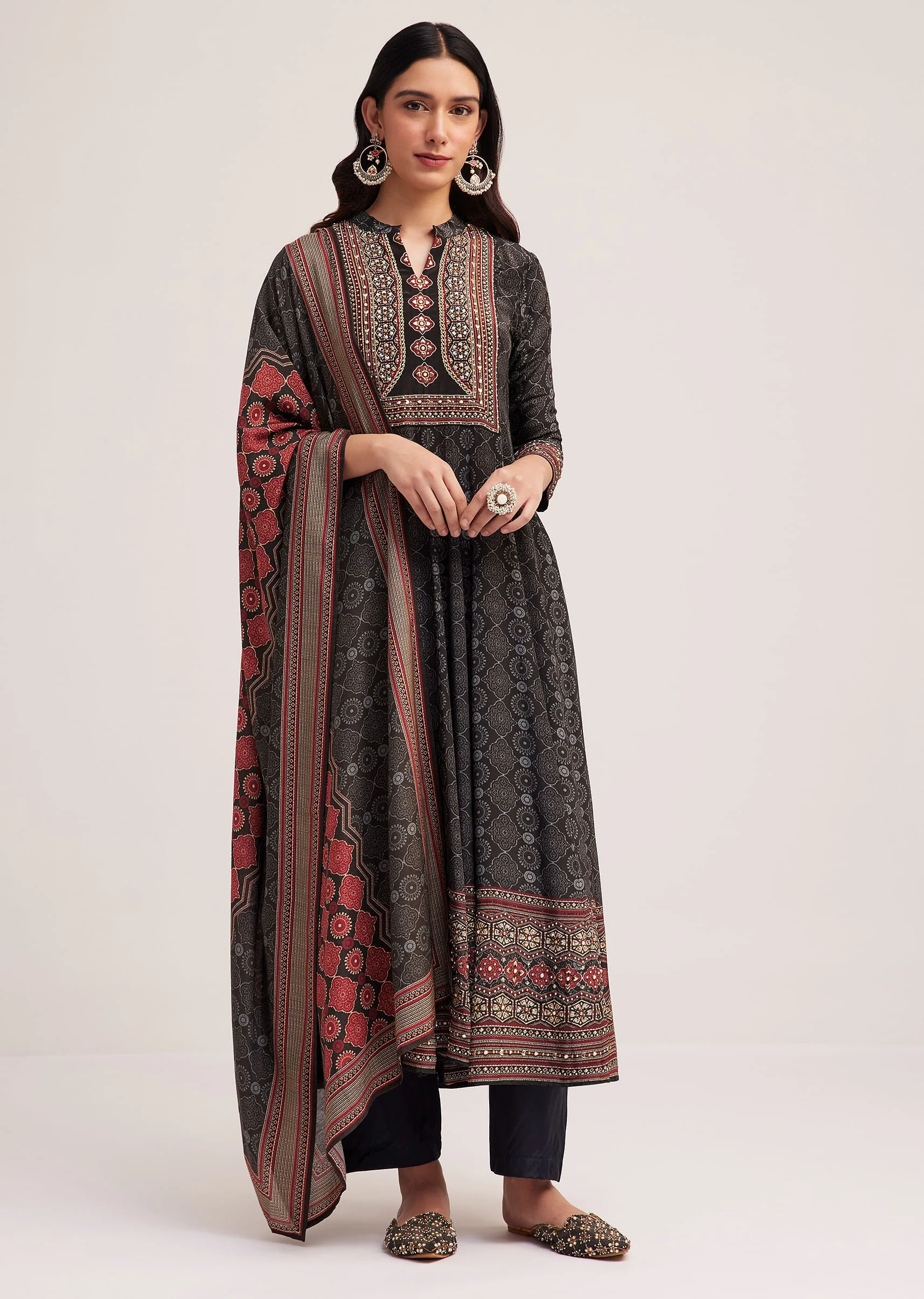 16975-black-ajrakh-printed-anarkali-set-with-dupatta-1.webp Black Ajrakh Printed Anarkali Set With Dupatta