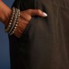 Dark Brown Silk Anarkali Set With Ajrakh Print Dupatta