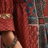 Red Printed Kurti With Palazzo Set