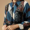 Indigo Ajrakh Tunic and Pant Set