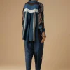 Indigo Ajrakh Tunic and Pant Set