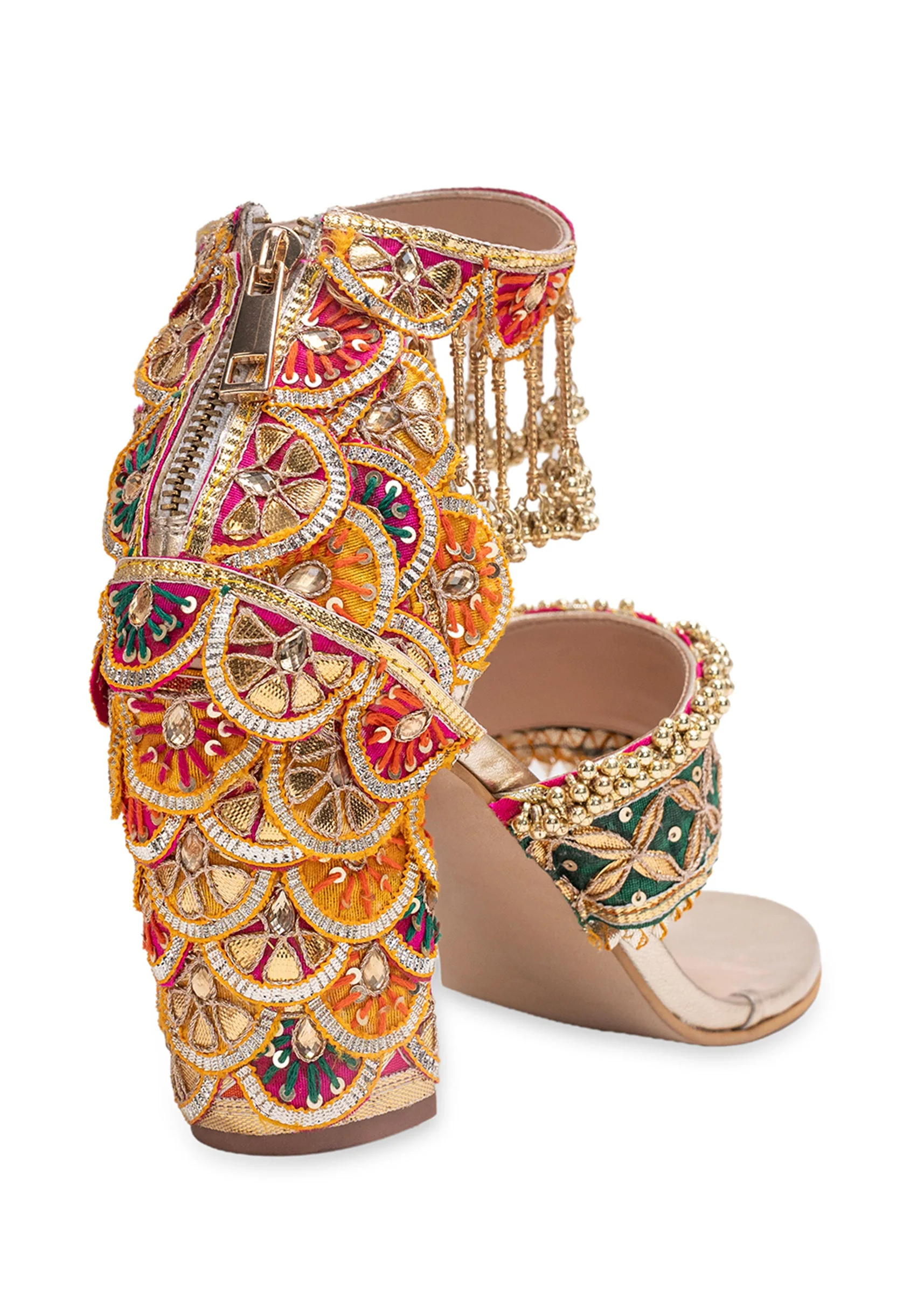 Embellished Statement Heels