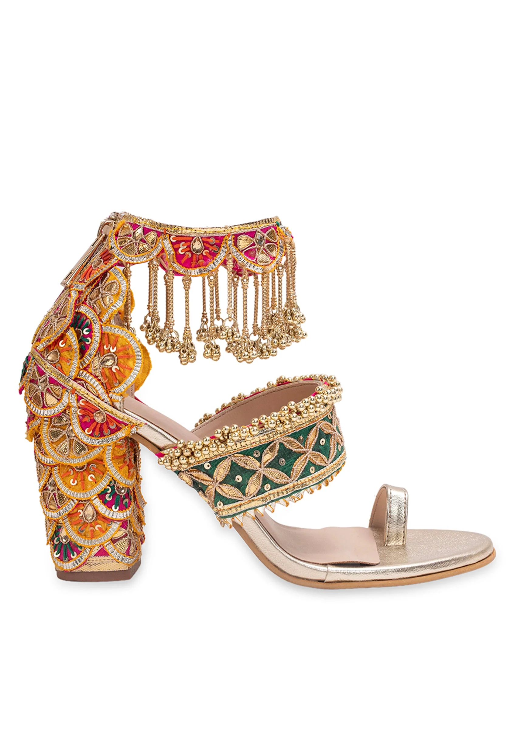 Embellished Statement Heels