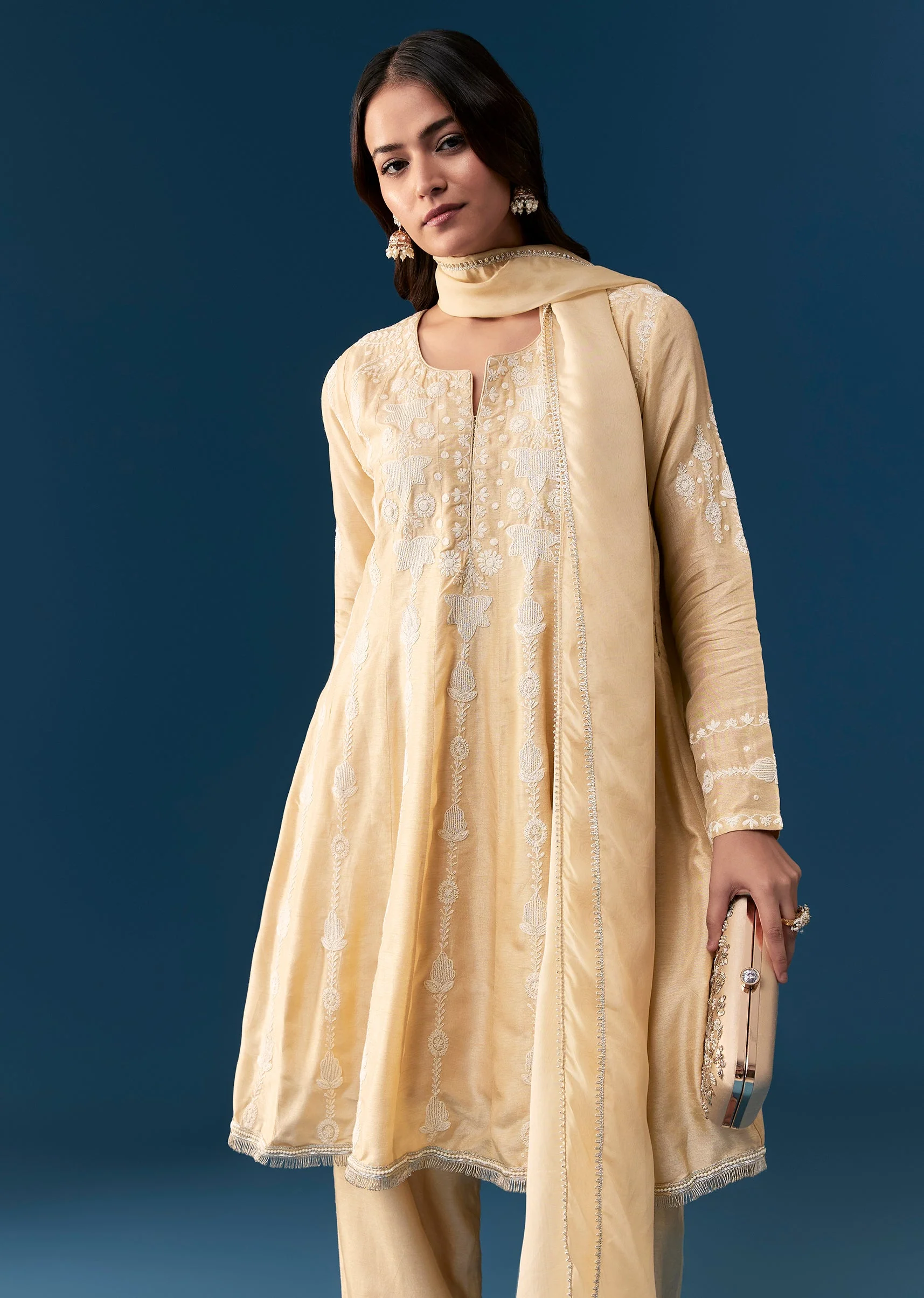 17256-beige-peplum-pakistani-style-anarkali-suit-thread-work-1.webp Beige Peplum Pakistani Style Anarkali Suit Thread Work