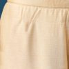 Beige Peplum Pakistani Style Anarkali Suit Thread Work