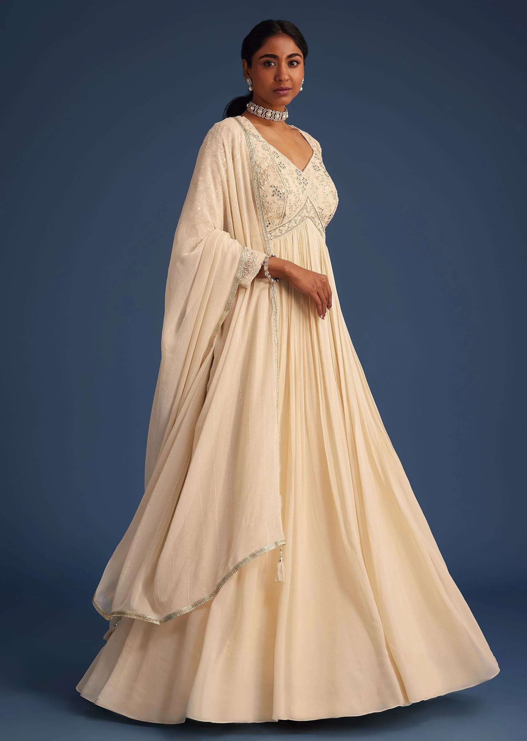 17323-off-white-georgette-embellished-anarkali-with-dupatta-1.webp Off White Georgette Embellished Anarkali With Dupatta