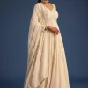 17323-off-white-georgette-embellished-anarkali-with-dupatta-3.webp Off White Georgette Embellished Anarkali With Dupatta