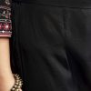 Black Floral Printed Anarkali Set