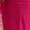 Pink Chinon Hand Embroidered Anarkali Suit With Dupatta