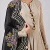 Grey Organza Short Anarkali Set