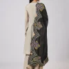 Grey Organza Short Anarkali Set