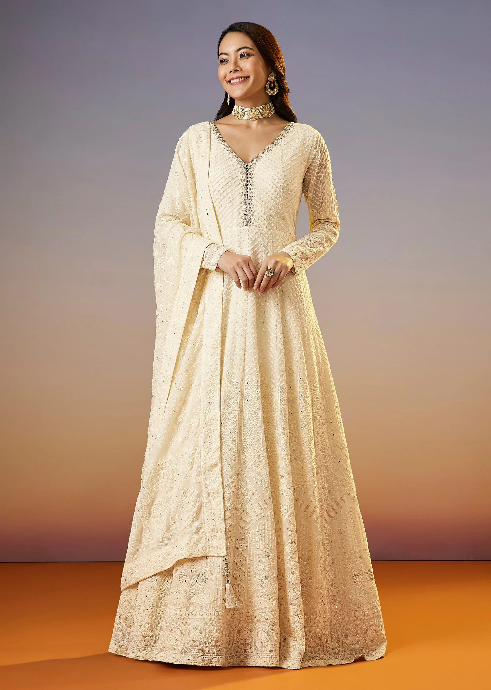 17595-ivory-lucknowi-georgette-anarkali-suit-with-dupatta-1.webp Ivory Lucknowi Georgette Anarkali Suit With Dupatta