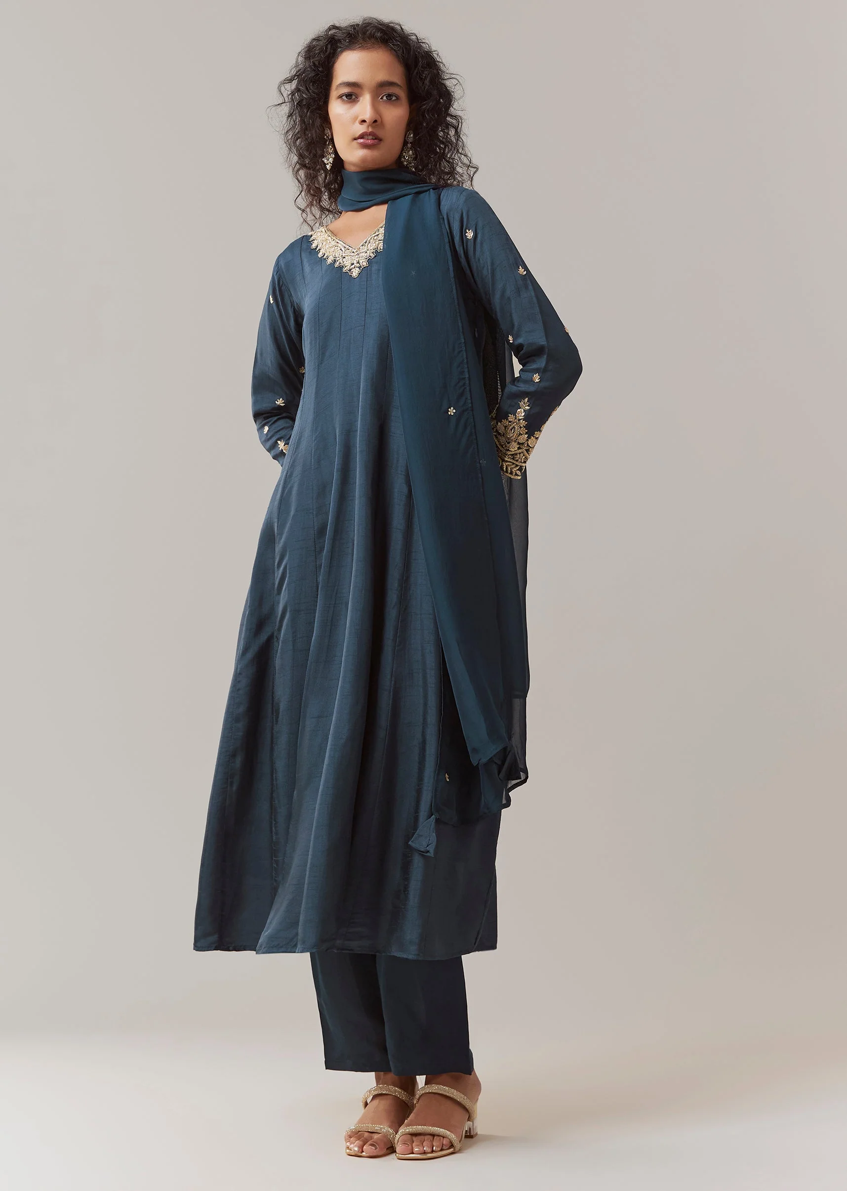 17601-navy-blue-silk-embellished-anarkali-set-4.webp Navy Blue Silk Embellished Anarkali Set
