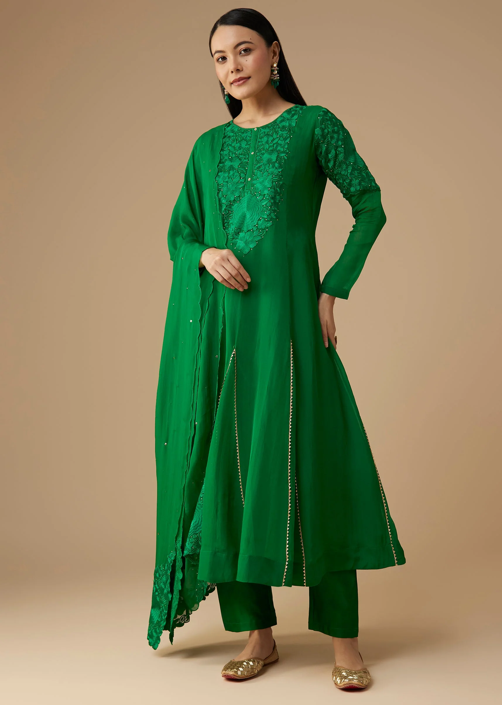 17638-green-mukaish-work-anarkali-set-1.webp Green Mukaish Work Anarkali Set