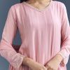 Light Pink Chinon Anarkali Suit With Cutdana And Sequins Embroidery