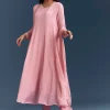 Light Pink Chinon Anarkali Suit With Cutdana And Sequins Embroidery